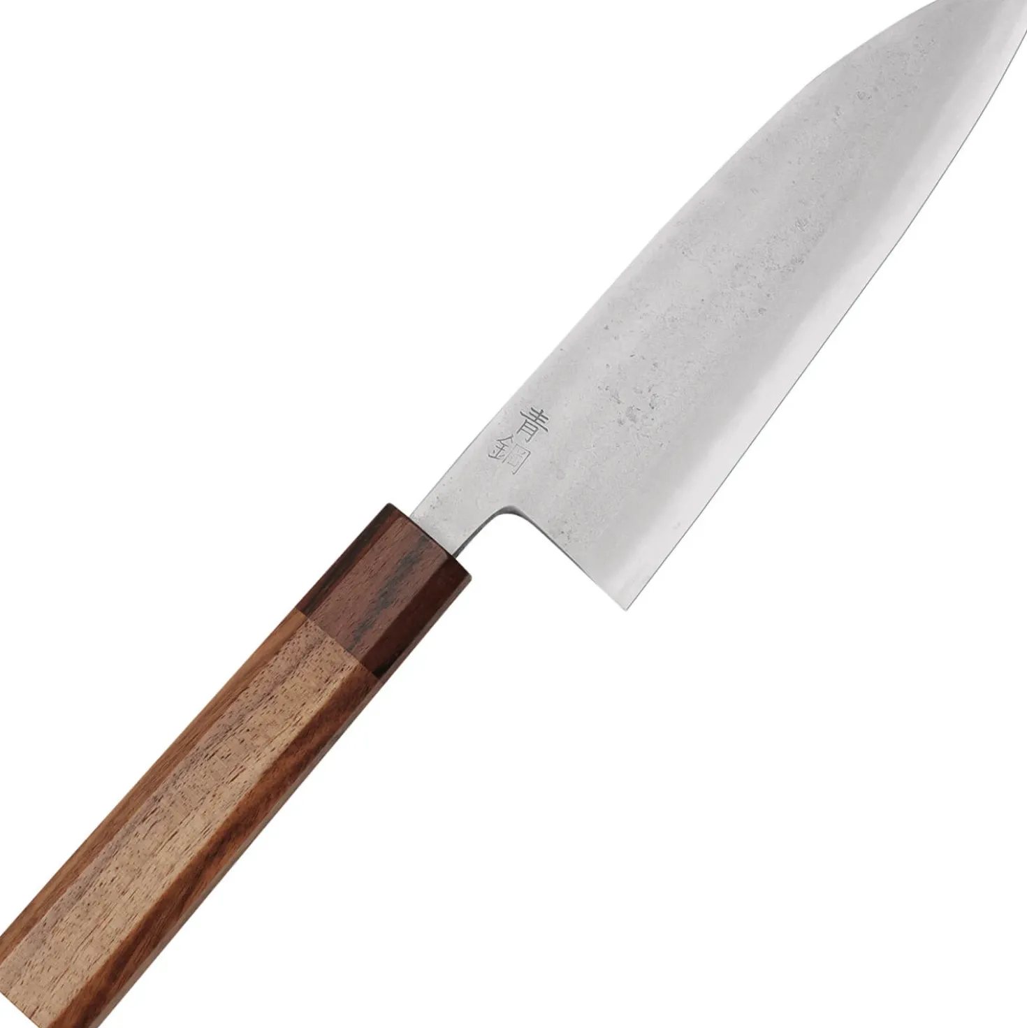 Motokyuuichi Shirogami #2 Nashiji Santoku 16.5 cm