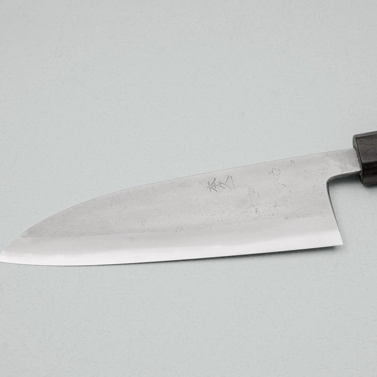 Motokyuuichi Shirogami #2 Nashiji Santoku 16.5 cm