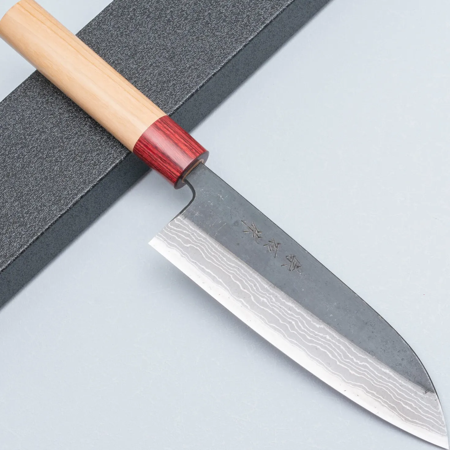Muneishi Aogami 2 Iron Damast Santoku