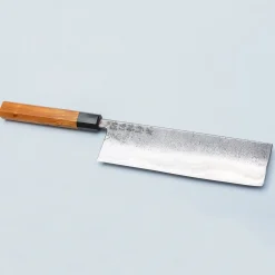 Munetoshi Blooming Iron Nashiji Nakiri 21 cm