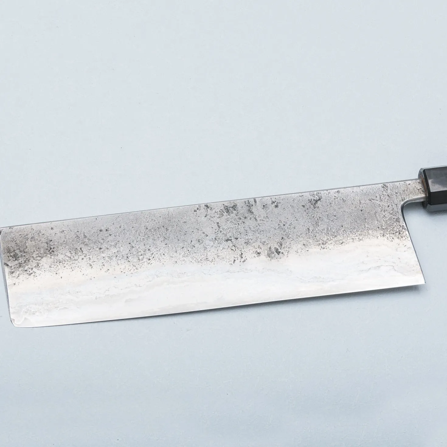 Munetoshi Blooming Iron Nashiji Nakiri 21 cm