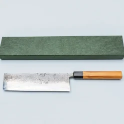 Munetoshi Blooming Iron Nashiji Nakiri 21 cm