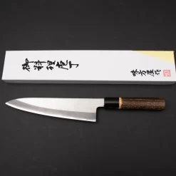 Mutsumi Hinoura Aogami #2 Migaki Gyuto 210