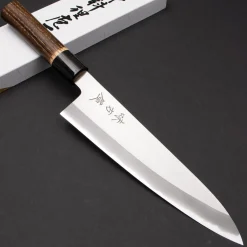 Mutsumi Hinoura Aogami #2 Migaki Gyuto 210