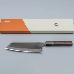 Mutsumi Hinoura Shirogami Kurouchi Nashiji Bunka 18 cm