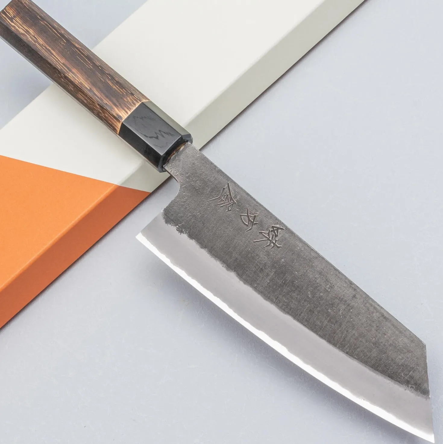 Mutsumi Hinoura Shirogami Kurouchi Nashiji Bunka 16.5 cm