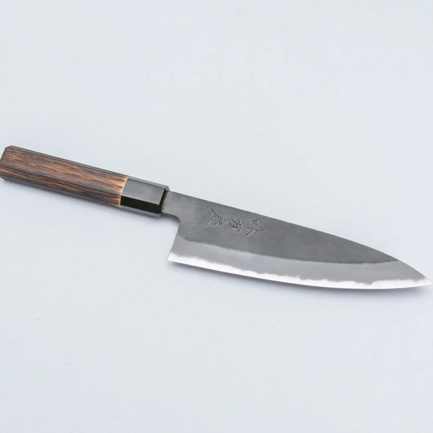 Mutsumi Hinoura Shirogami Kurouchi Gyuto 18 cm