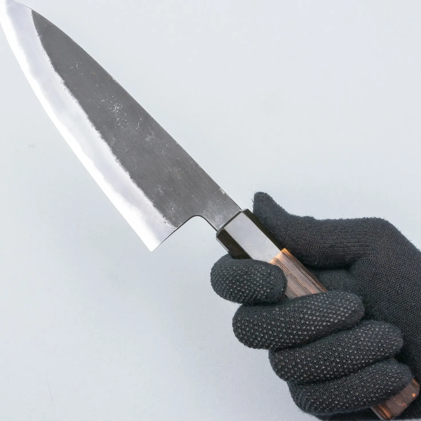 Mutsumi Hinoura Shirogami Kurouchi Gyuto 18 cm
