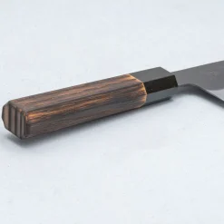 Mutsumi Hinoura Shirogami Kurouchi Gyuto 18 cm