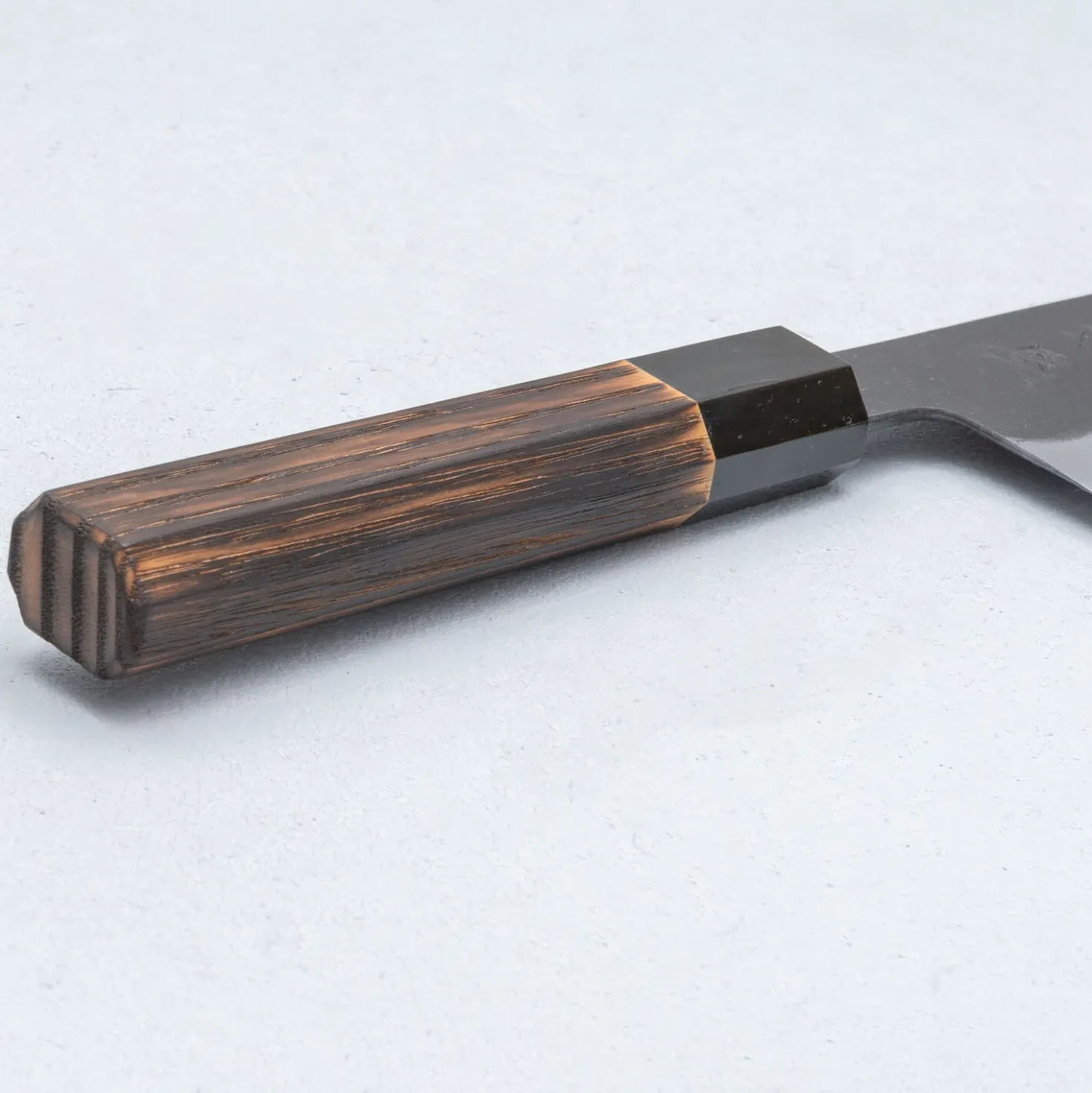 Mutsumi Hinoura Shirogami Kurouchi Gyuto 18 cm