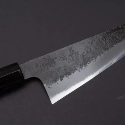 Mutsumi Hinoura Shirogami #2 Kurouchi Nashiji Gyuto 21 cm