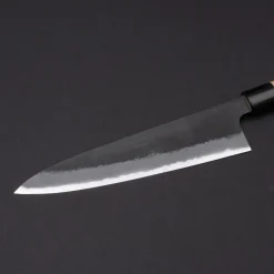 Mutsumi Hinoura Shirogami #2 Kurouchi Nashiji Gyuto 21 cm