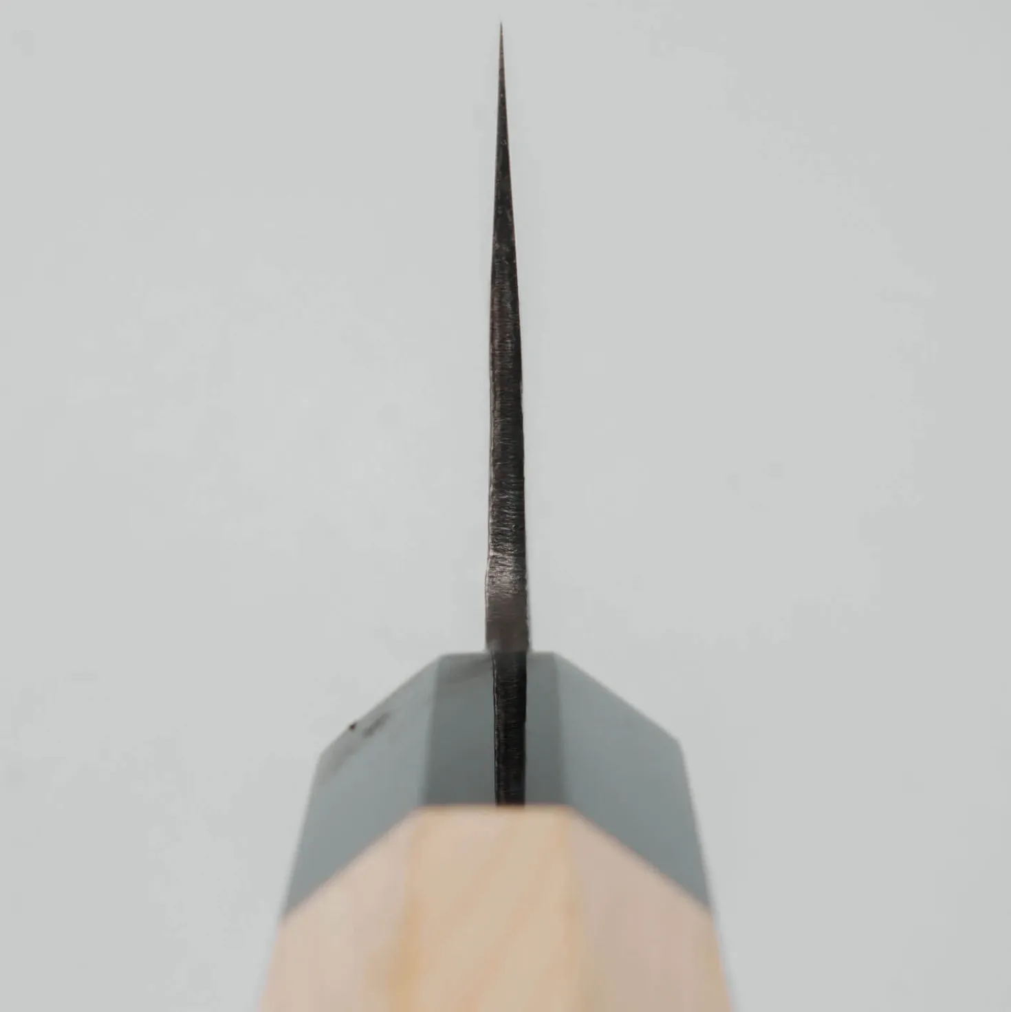 Mutsumi Hinoura Shirogami #2 Kurouchi Damast Aomori Gyuto 24 cm