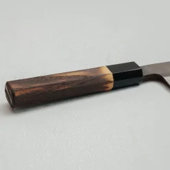 Mutsumi Hinoura Shirogami Kurouchi Petty 15 cm