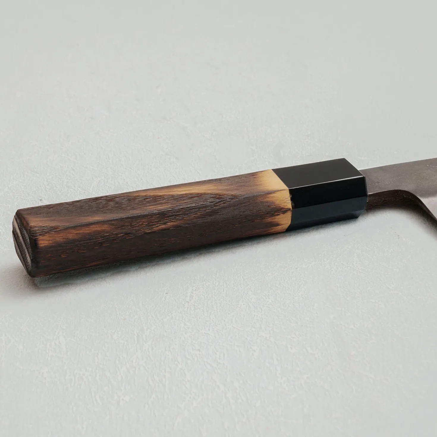 Mutsumi Hinoura Shirogami Kurouchi Petty 15 cm
