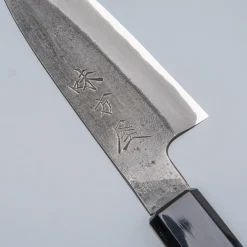 Mutsumi Hinoura Shirogami Kurouchi Nashiji Petty 12 cm