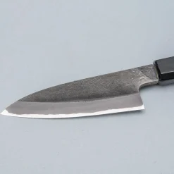 Mutsumi Hinoura Shirogami Kurouchi Nashiji Petty 12 cm