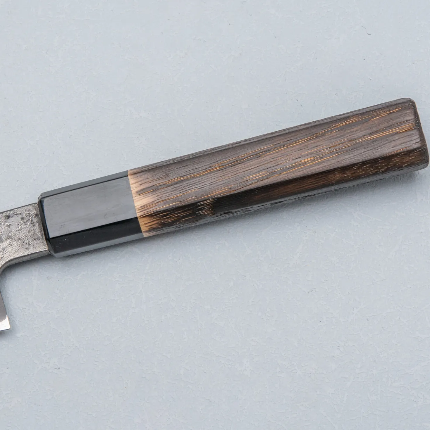Mutsumi Hinoura Shirogami Kurouchi Nashiji Petty 12 cm
