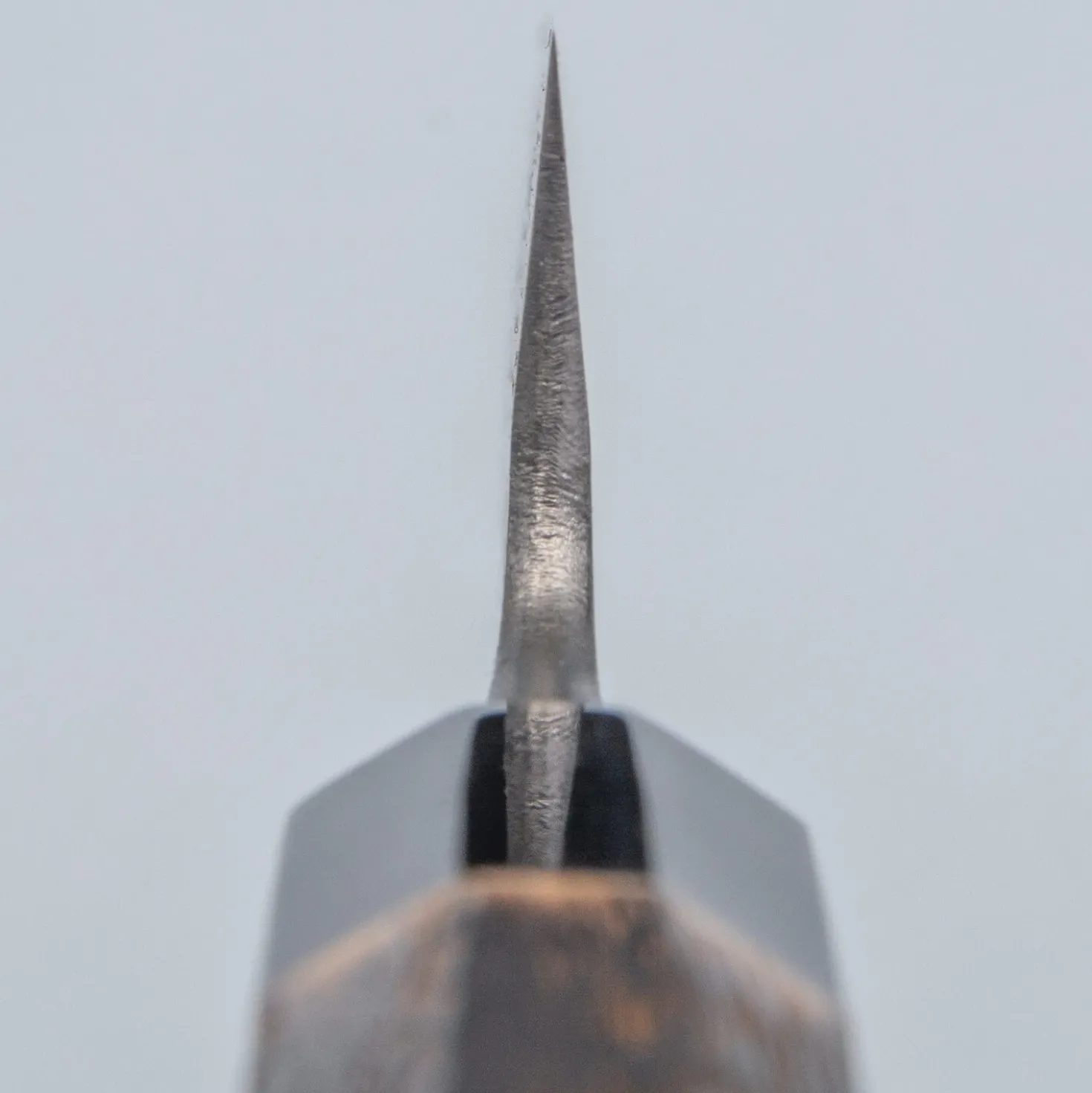 Mutsumi Hinoura Shirogami Kurouchi Nashiji Petty 12 cm