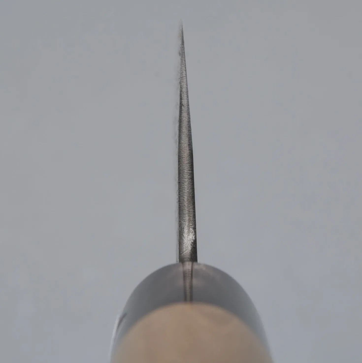 Mutsumi Hinoura Shirogami Kuruchi Santoku 16.5 cm