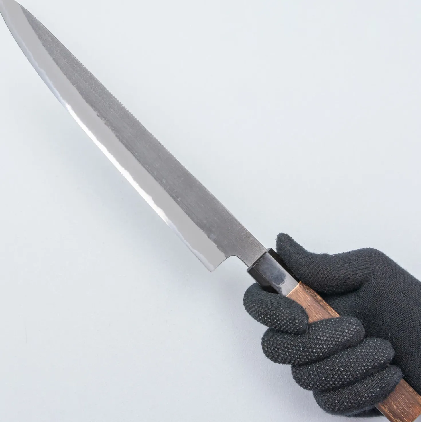 Mutsumi Hinoura Shirogami Kurouchi Sujihiki 27 cm