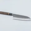 Mutsumi Hinoura Shirogami Kurouchi Santoku 18 cm