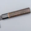 Mutsumi Hinoura Shirogami Kurouchi Nashiji Nakiri 16.5 cm