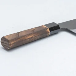 Mutsumi Hinoura Shirogami Kurouchi Nakiri 18 cm