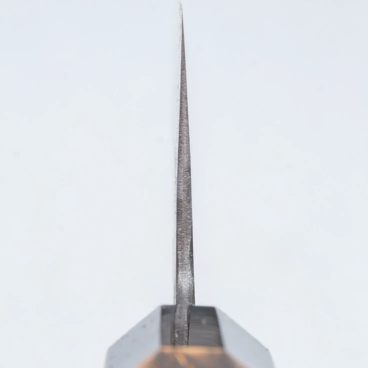 Mutsumi Hinoura Shirogami Kurouchi Nakiri 18 cm