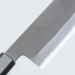 Mutsumi Hinoura Shirogami Kurouchi Nakiri 18 cm
