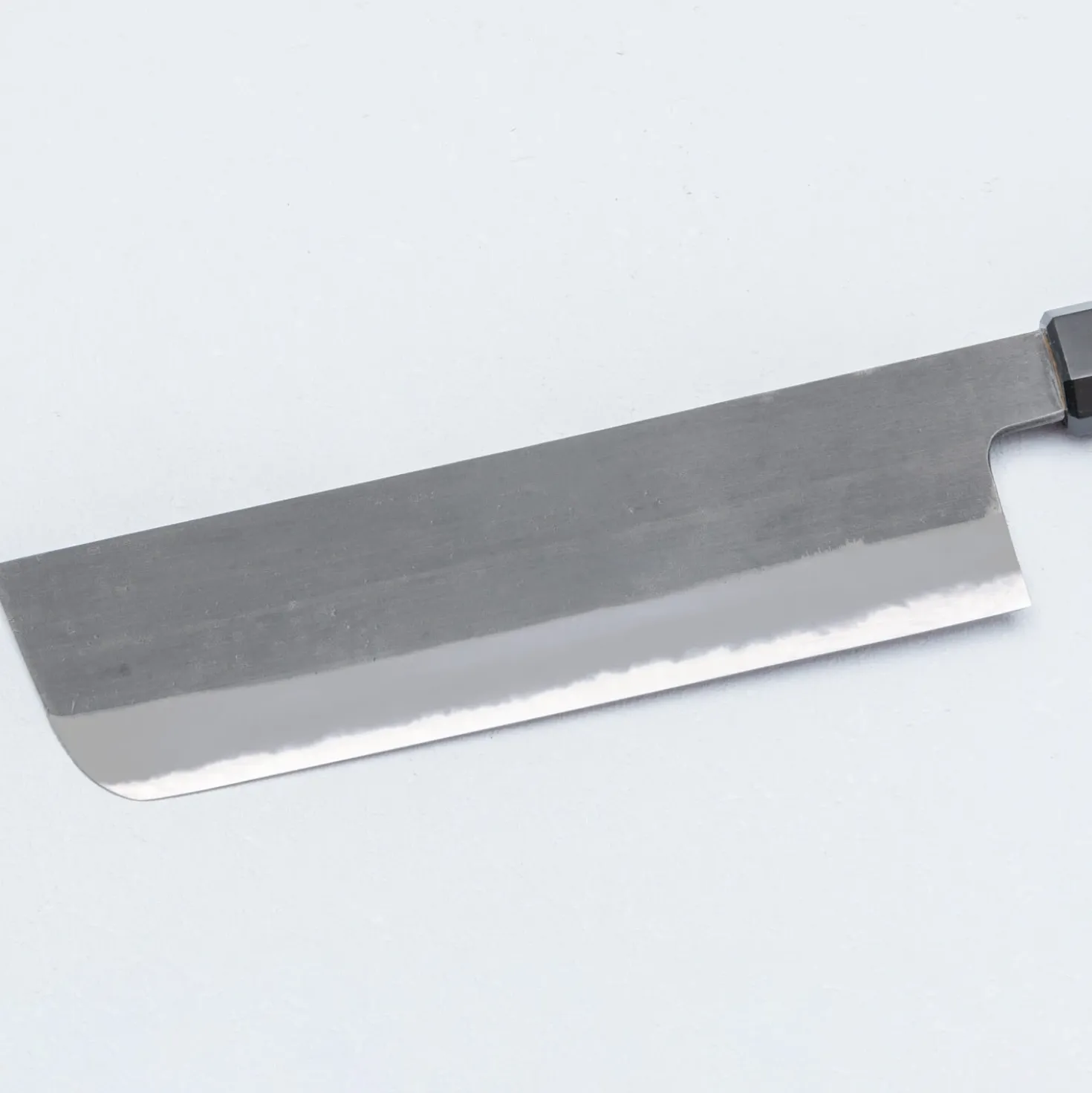 Mutsumi Hinoura Shirogami Kurouchi Nakiri 18 cm