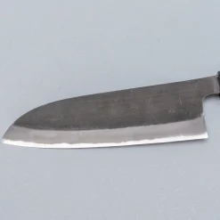 Mutsumi Hinoura Shirogami #2 Kurouchi Santoku 16.5 cm