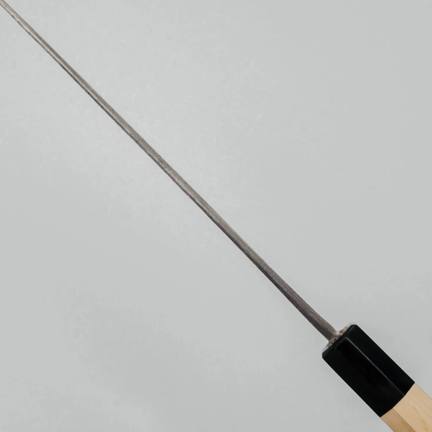 Mutsumi Hinoura Shirogami #2 Kurouchi Damast Nakiri 16.5 cm