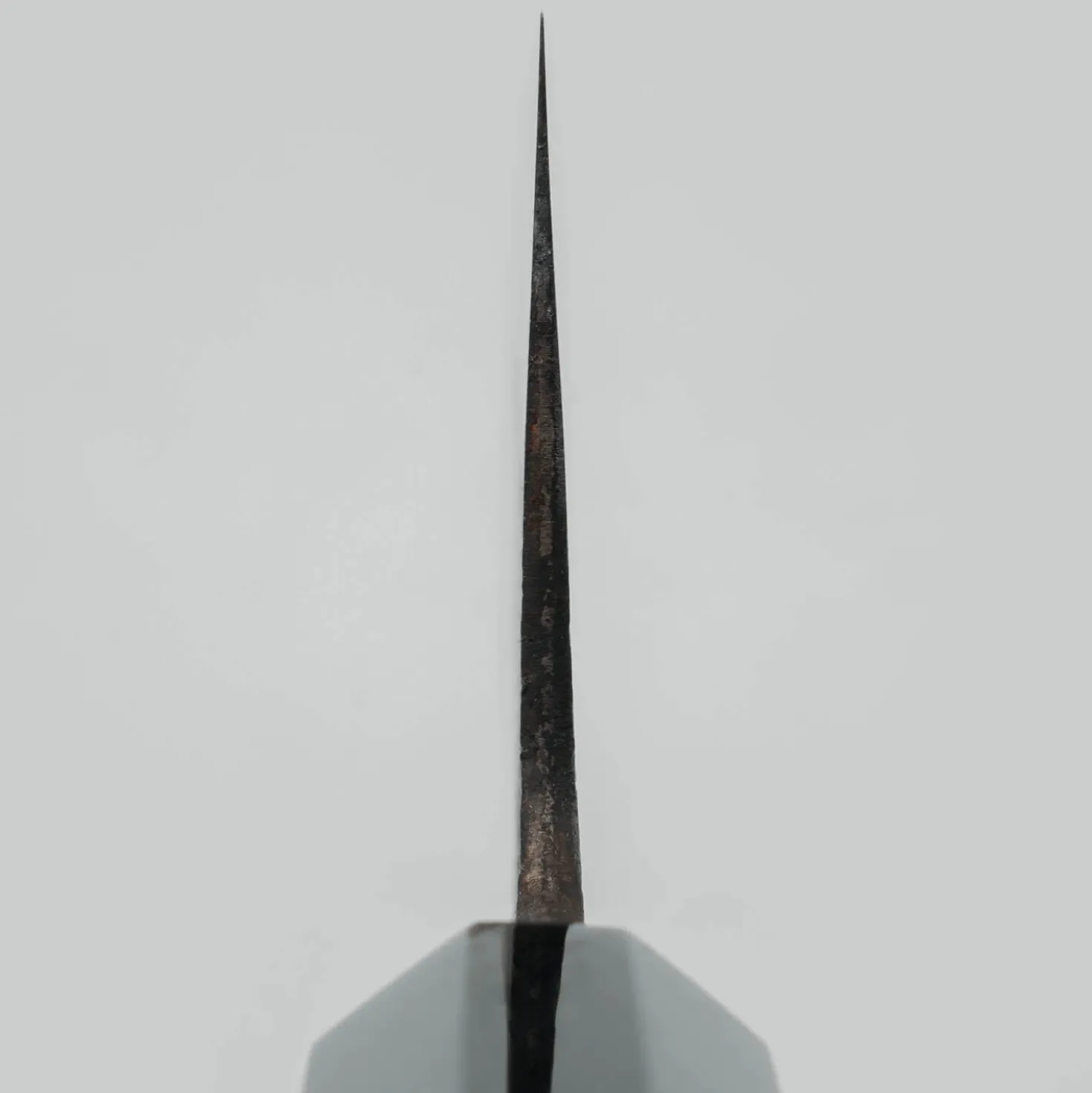 Mutsumi Hinoura Shirogami #2 Kurouchi Damast Nakiri 16.5 cm