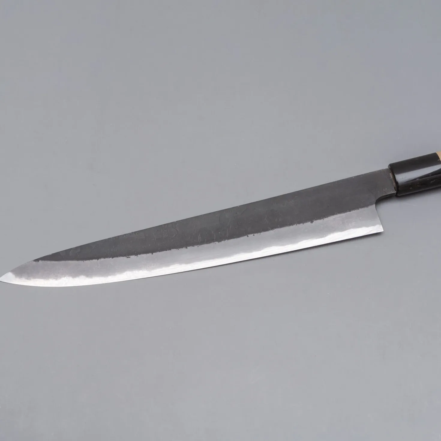 Mutsumi Hinoura Shirogami #2 Kuro Nashiji Sujihiki 24 cm