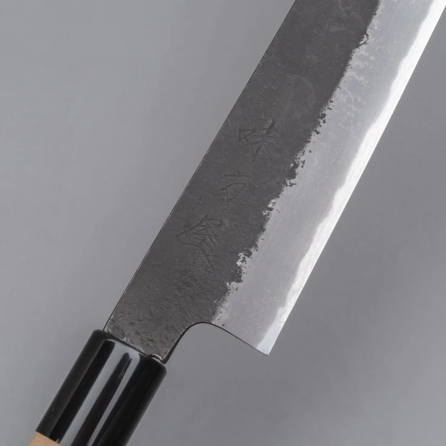 Mutsumi Hinoura Shirogami #2 Kuro Nashiji Sujihiki 24 cm