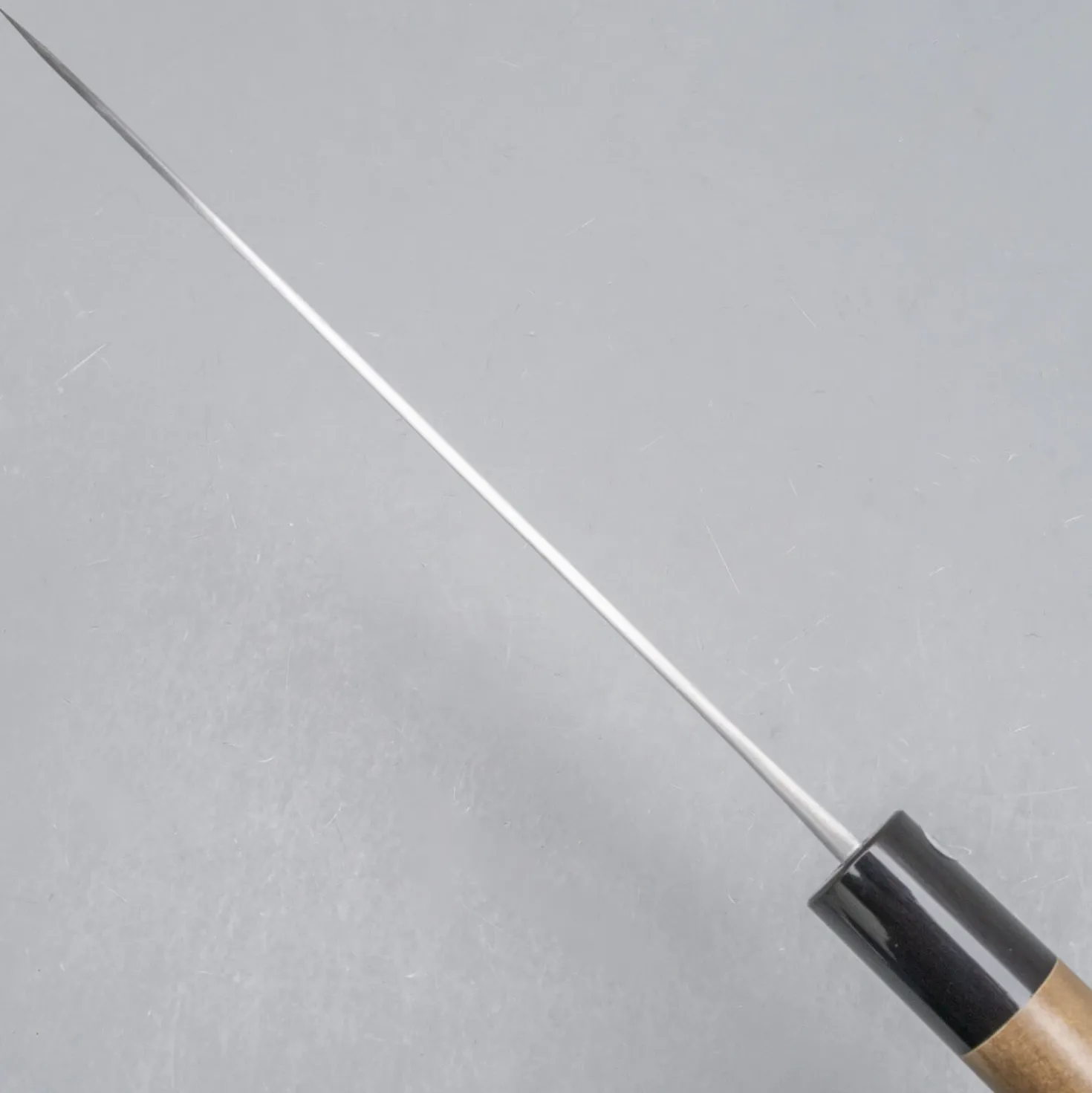 Mutsumi Hinoura Shirogami #2 Migaki Gyuto 18 cm