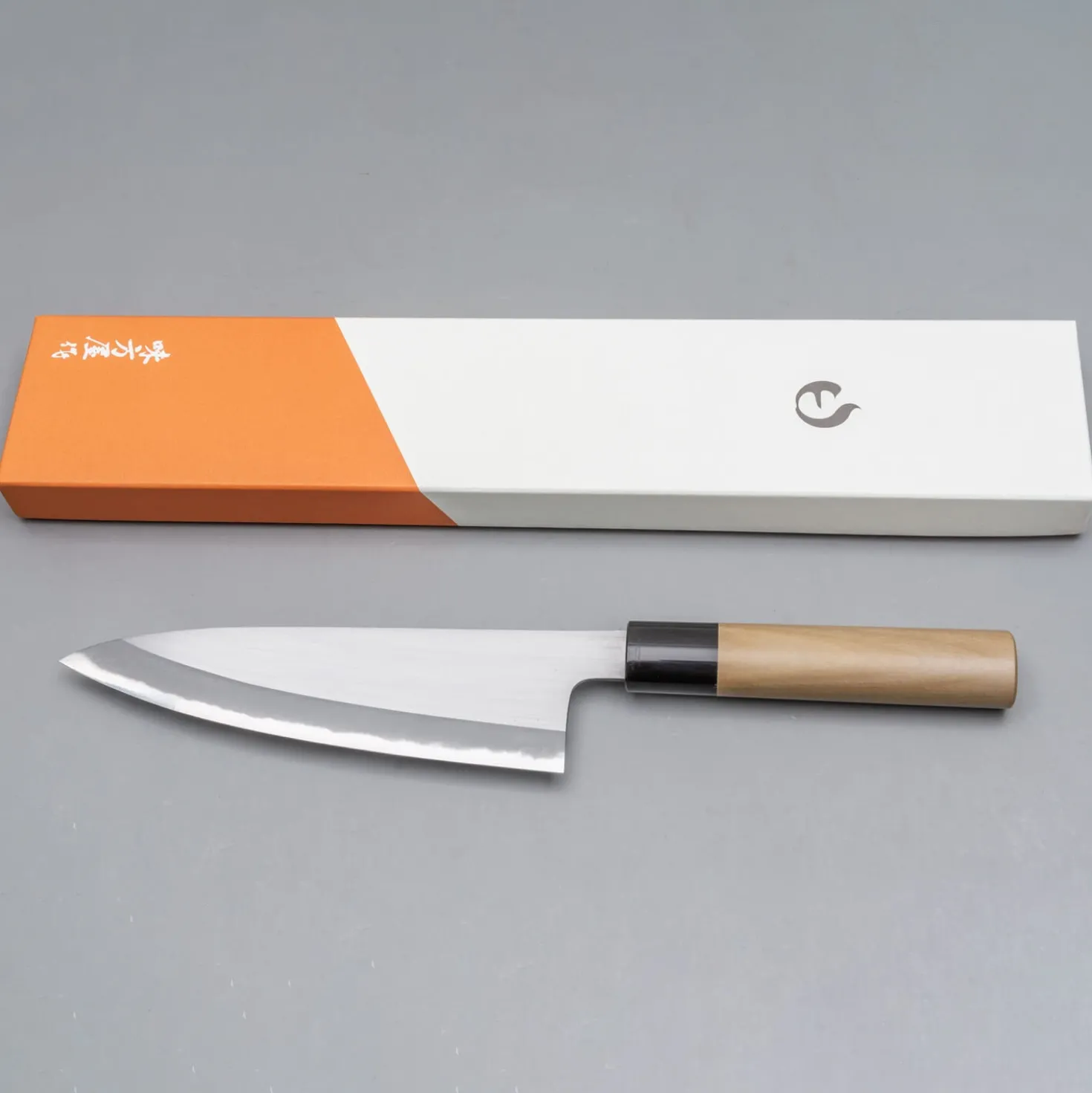 Mutsumi Hinoura Shirogami #2 Migaki Gyuto 18 cm