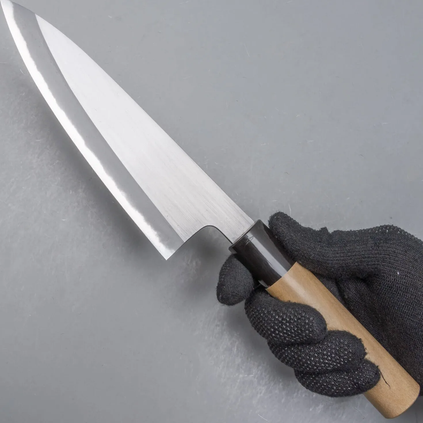 Mutsumi Hinoura Shirogami #2 Migaki Gyuto 18 cm