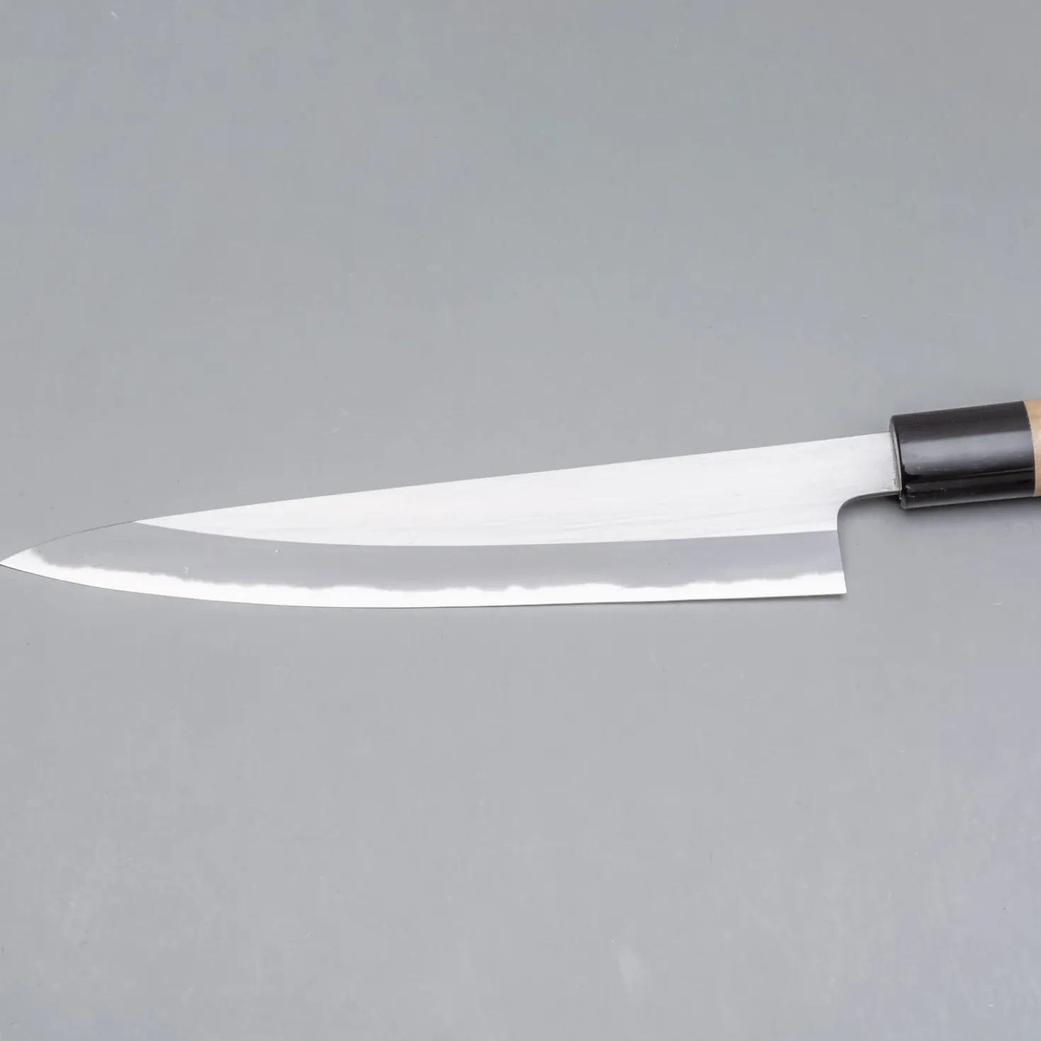 Mutsumi Hinoura Shirogami #2 Migaki Sujihiki 21 cm