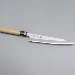 Mutsumi Hinoura Shirogami #2 Migaki Sujihiki 21 cm