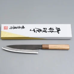 Mutsumi Hinoura Shirogami Nashiji Petty 15 cm