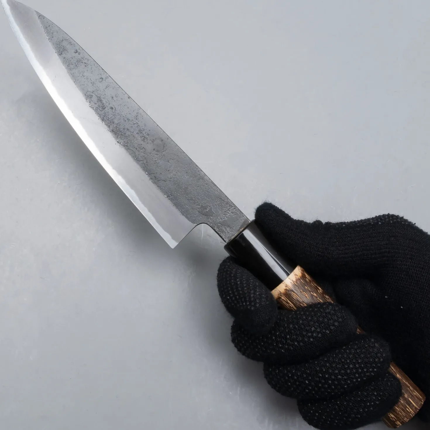 Mutsumi Hinoura Shirogami Nashiji Petty 15 cm