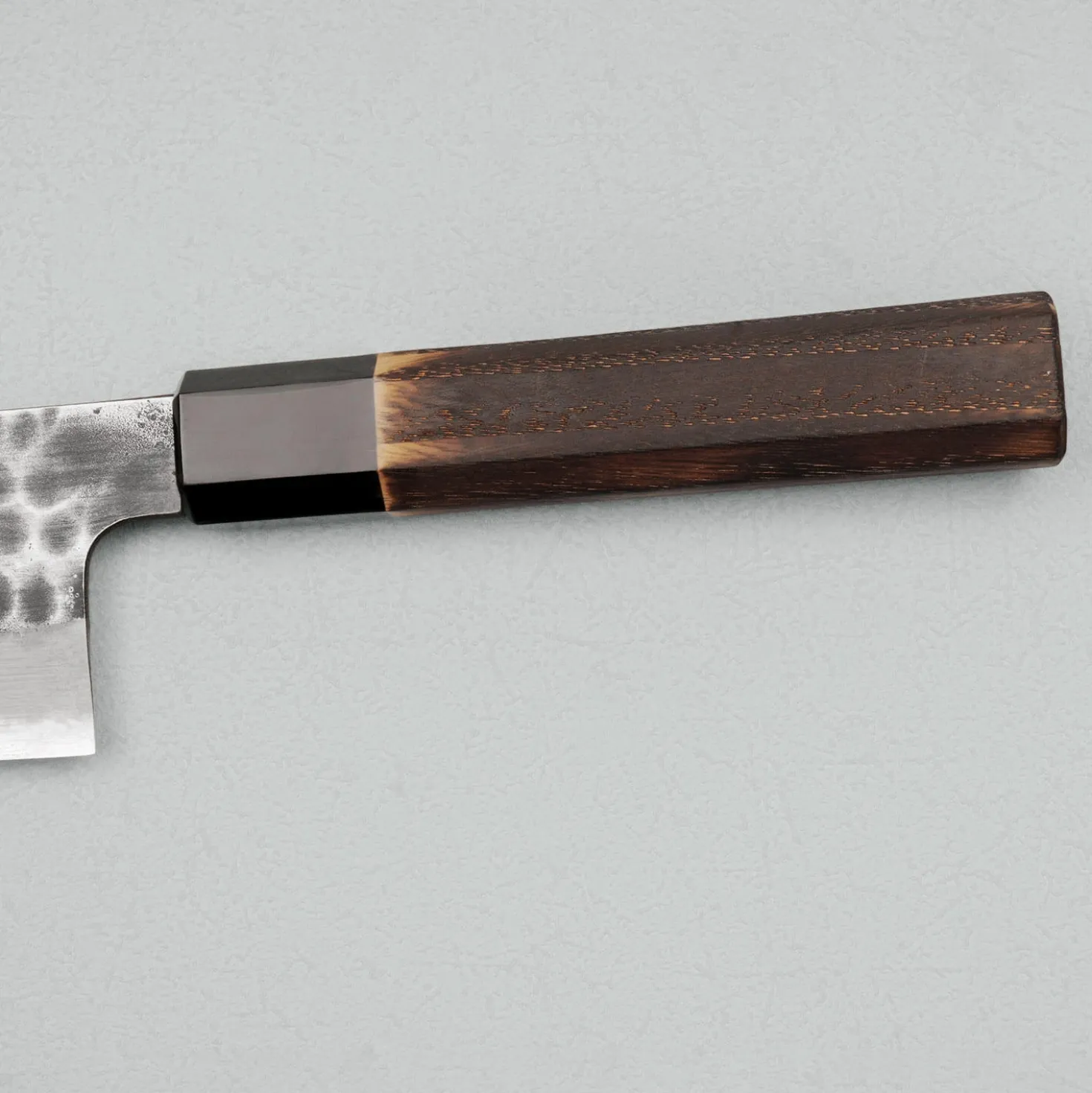 Mutsumi Hinoura Shirogami Tsuchime Santoku 17 cm