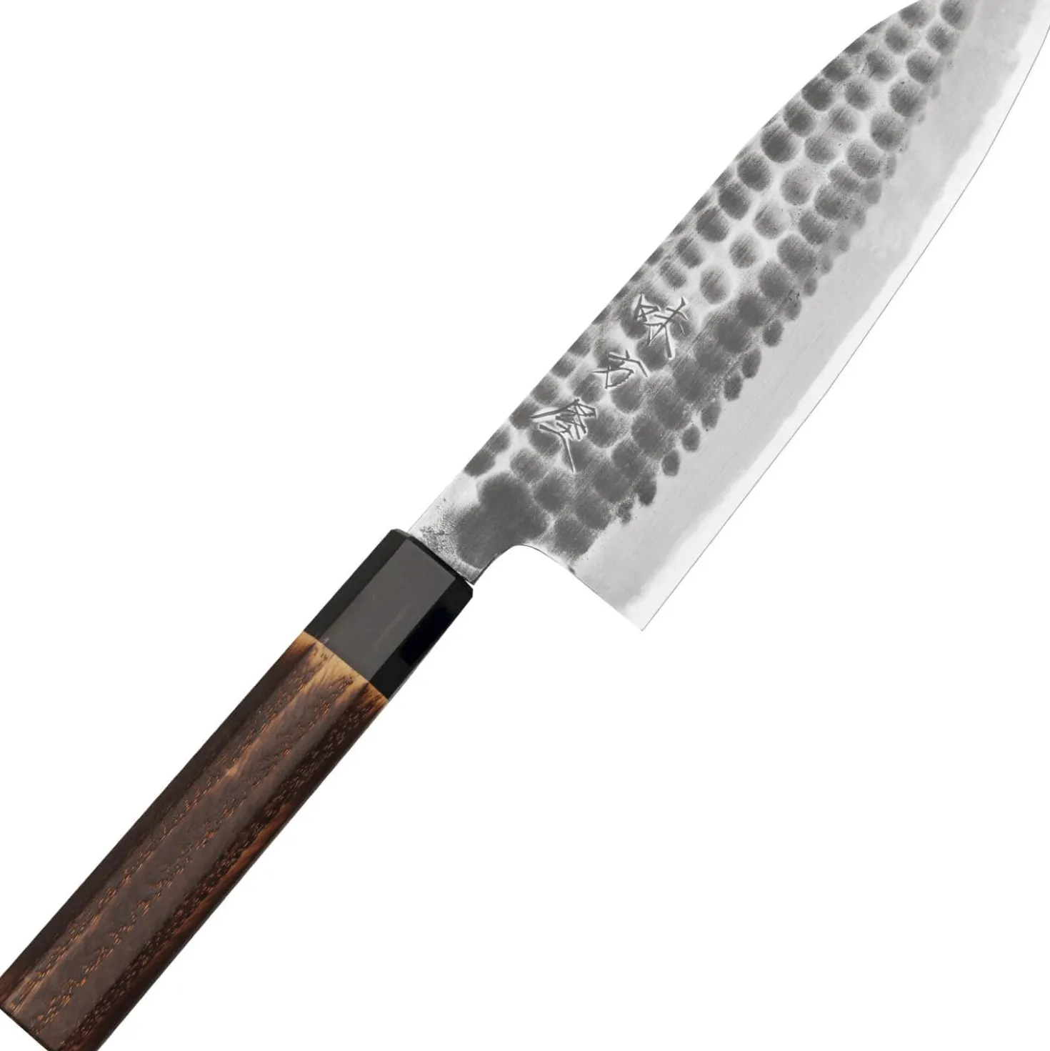Mutsumi Hinoura Shirogami Tsuchime Santoku 17 cm