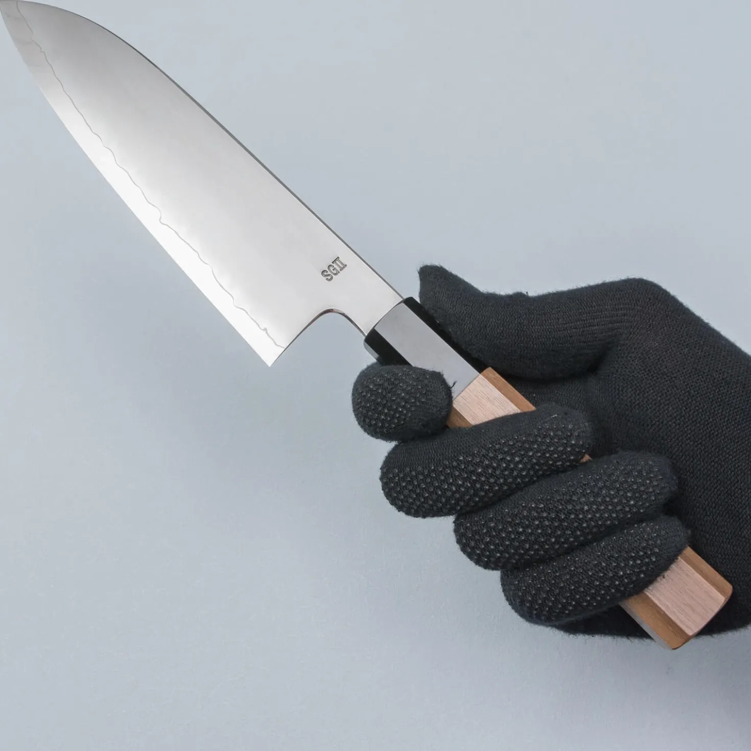 Myojin Riki Seisakusho SG2 Walnut Santoku