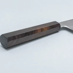 Nakagawa Satoshi Aogami Damast Ebony Kiritsuke 21 cm