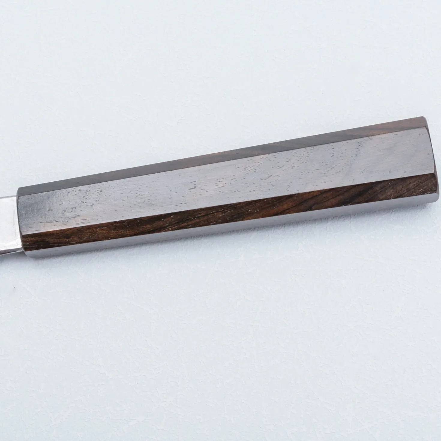 Nakagawa Satoshi Aogami Damast Ebony Kiritsuke 21 cm