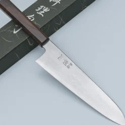 Nakagawa Satoshi Aogami #1 Damast Ebony Gyuto 21 cm