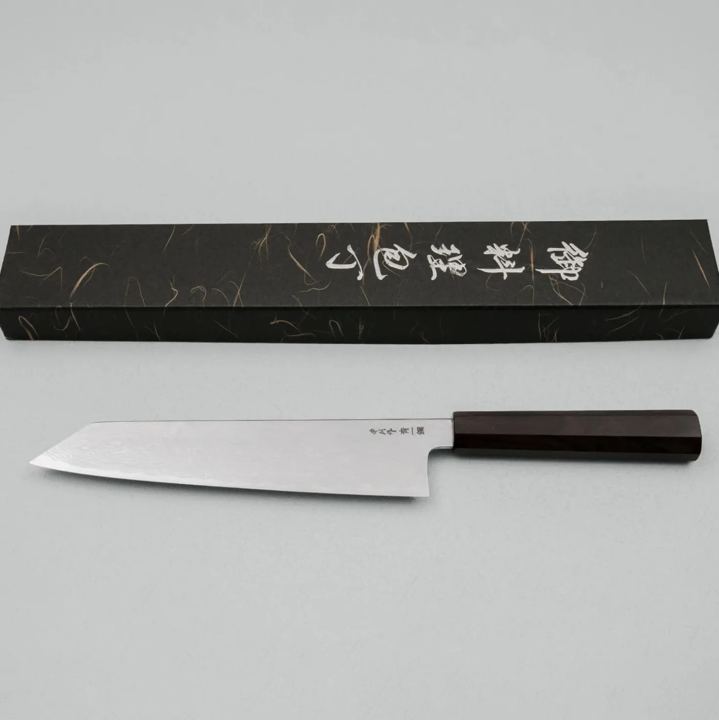 Nakagawa Satoshi Aogami #1 Damast Custom Kiritsuke 24 cm